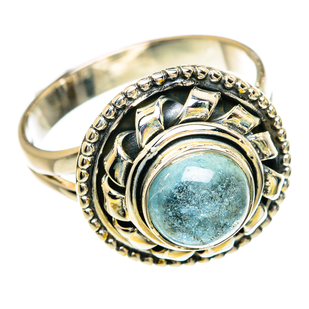 Aquamarine Rings handcrafted by Ana Silver Co - RING81474