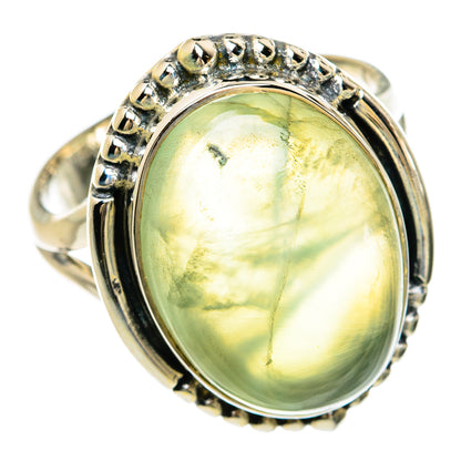 Prehnite Rings handcrafted by Ana Silver Co - RING81476