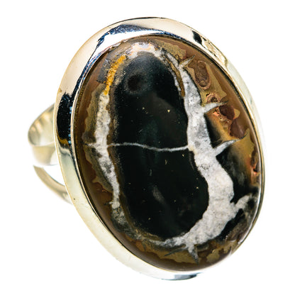 Septarian Geode Rings handcrafted by Ana Silver Co - RING81479