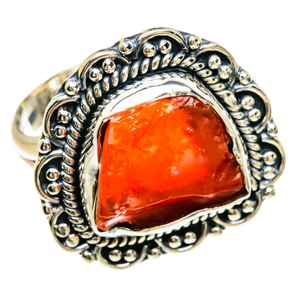 Carnelian Rings handcrafted by Ana Silver Co - RING81483