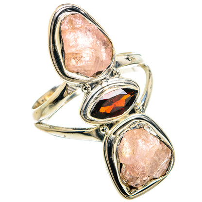 Rose Quartz Rings handcrafted by Ana Silver Co - RING81484