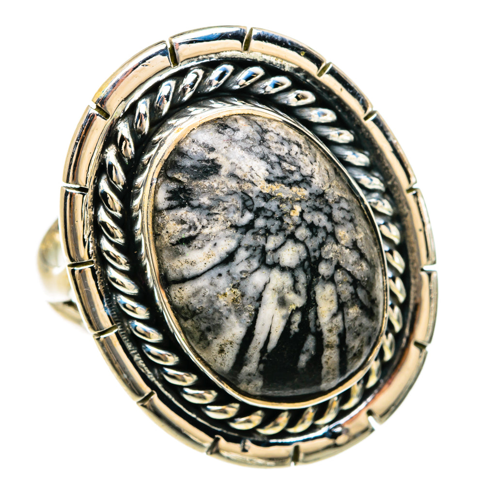 Chrysanthemum Stone Rings handcrafted by Ana Silver Co - RING81492