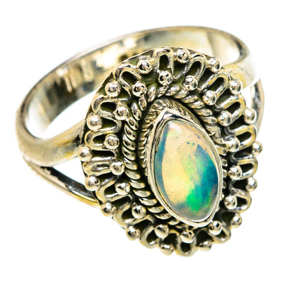 Ethiopian Opal Rings handcrafted by Ana Silver Co - RING81498