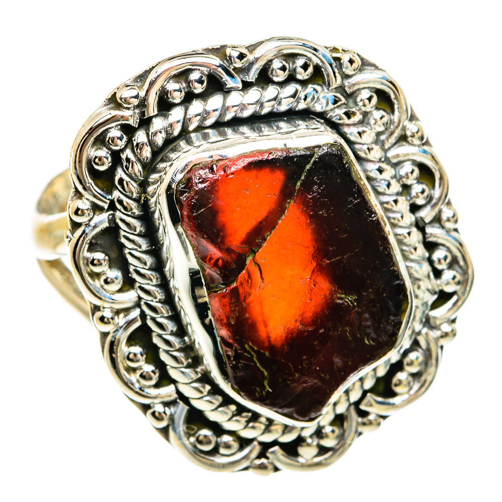 Garnet Rings handcrafted by Ana Silver Co - RING81523 - Photo 2