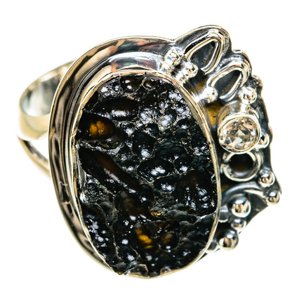 Tektite Rings handcrafted by Ana Silver Co - RING81528