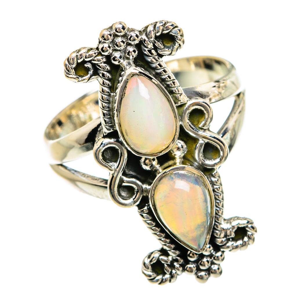 Ethiopian Opal Rings handcrafted by Ana Silver Co - RING81534