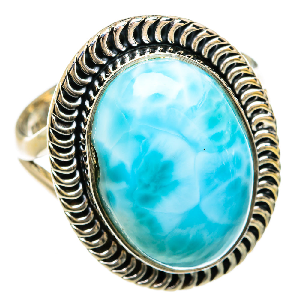 Larimar Rings handcrafted by Ana Silver Co - RING81542