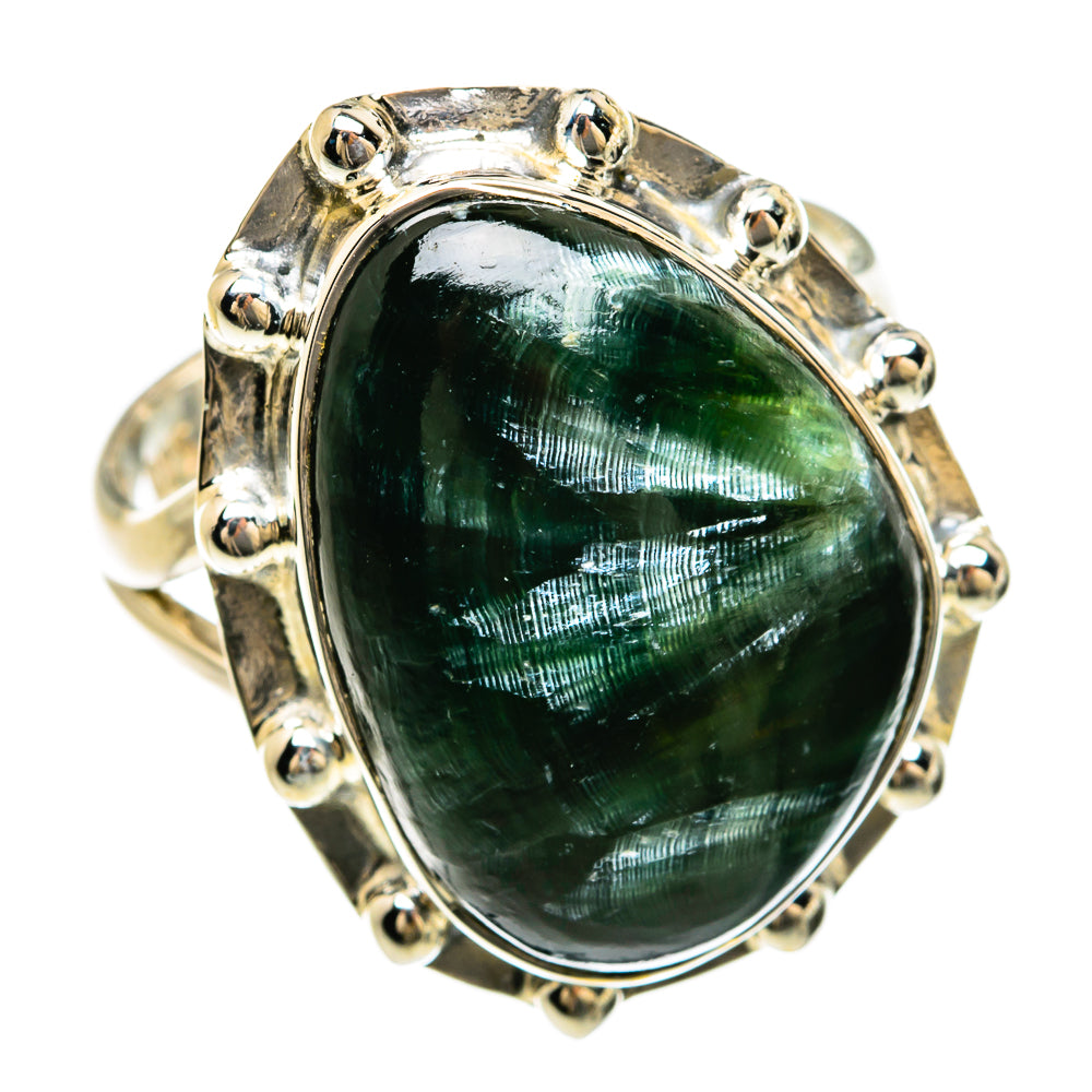 Seraphinite Rings handcrafted by Ana Silver Co - RING81549