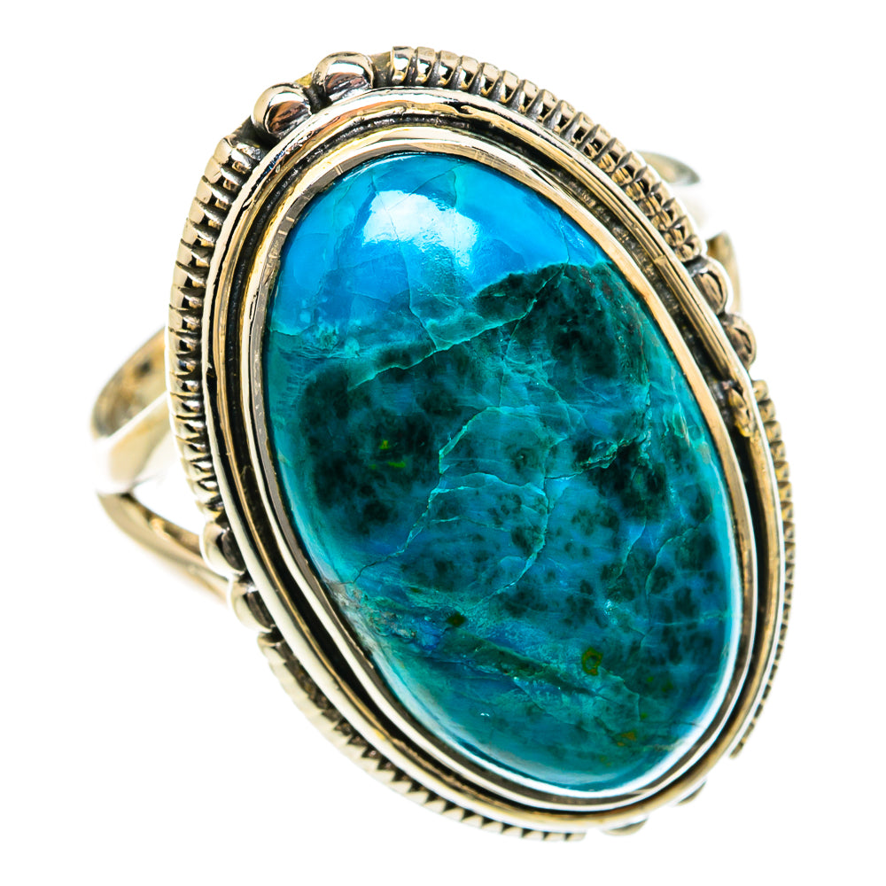 Chrysocolla Rings handcrafted by Ana Silver Co - RING81575