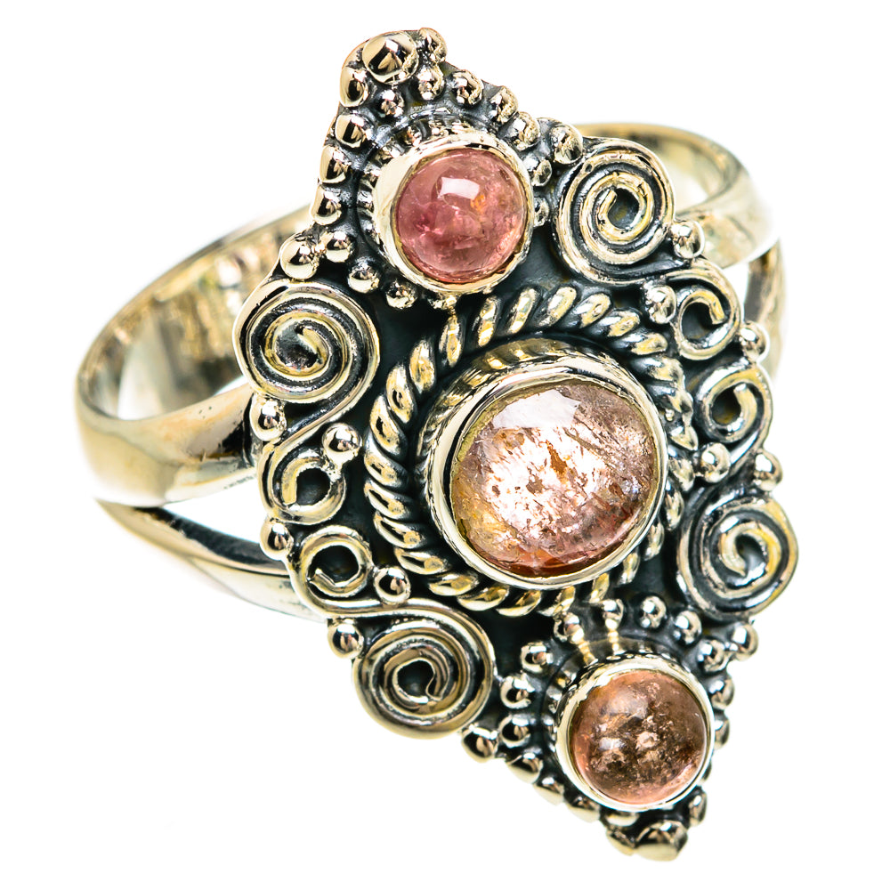Pink Tourmaline Rings handcrafted by Ana Silver Co - RING81588