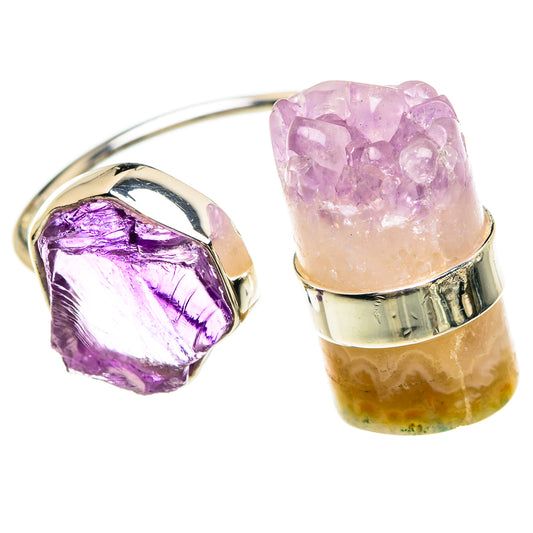 Amethyst Crystal Rings handcrafted by Ana Silver Co - RING81592
