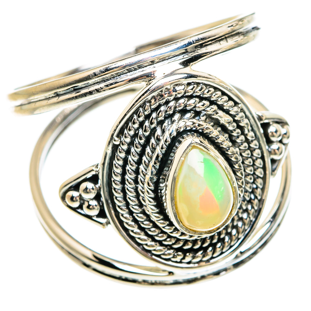 Ethiopian Opal Rings handcrafted by Ana Silver Co - RING81601