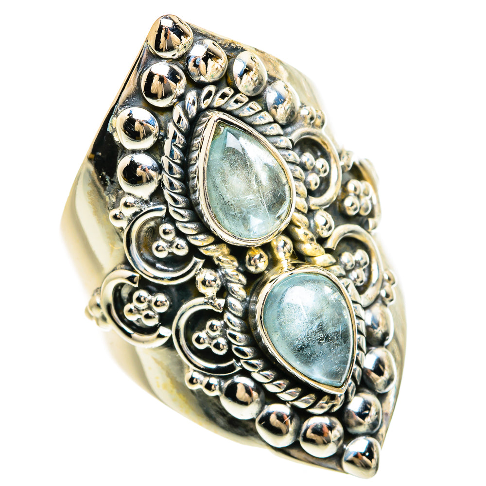 Aquamarine Rings handcrafted by Ana Silver Co - RING81606