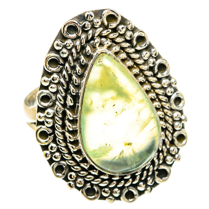 Prehnite Rings handcrafted by Ana Silver Co - RING81612 - Photo 2