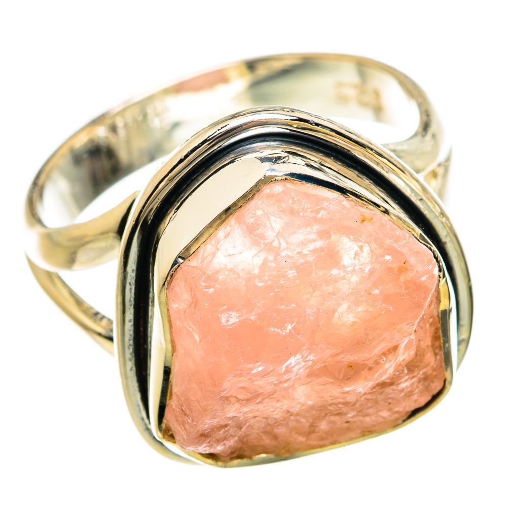 Rose Quartz Rings handcrafted by Ana Silver Co - RING81620