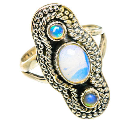 Ethiopian Opal Rings handcrafted by Ana Silver Co - RING81631