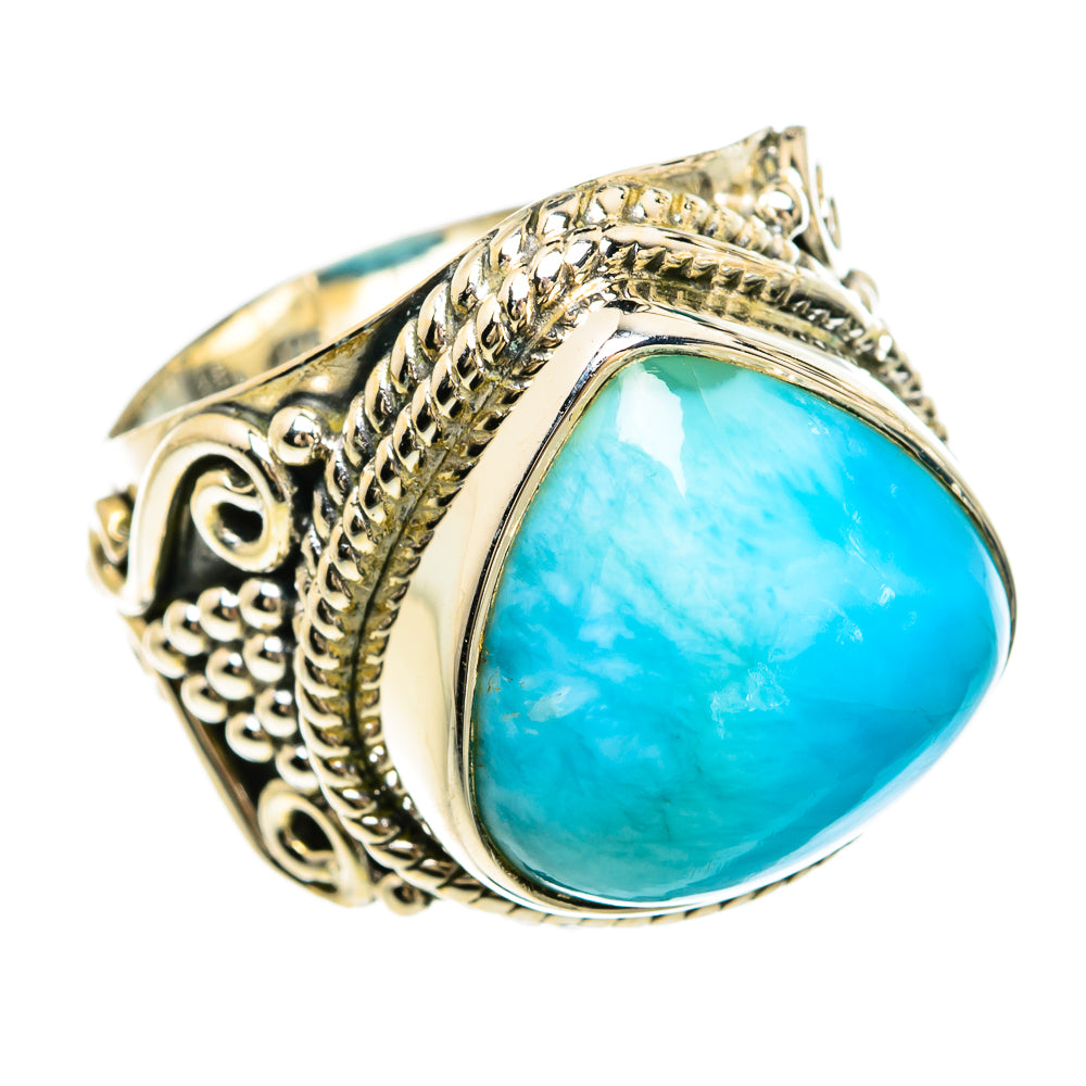 Larimar Rings handcrafted by Ana Silver Co - RING81639