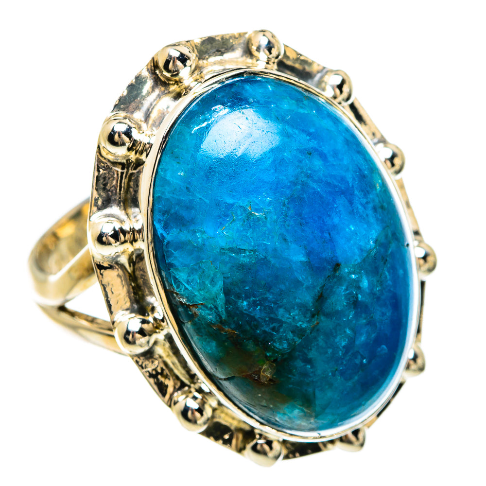 Chrysocolla Rings handcrafted by Ana Silver Co - RING81640 - Photo 2