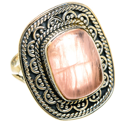 Rose Quartz Rings handcrafted by Ana Silver Co - RING81648