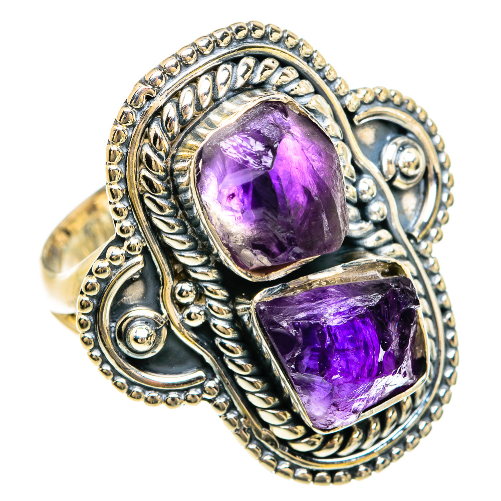 Amethyst Rings handcrafted by Ana Silver Co - RING81653 - Photo 2