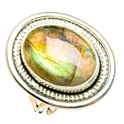 Labradorite Rings handcrafted by Ana Silver Co - RING81667