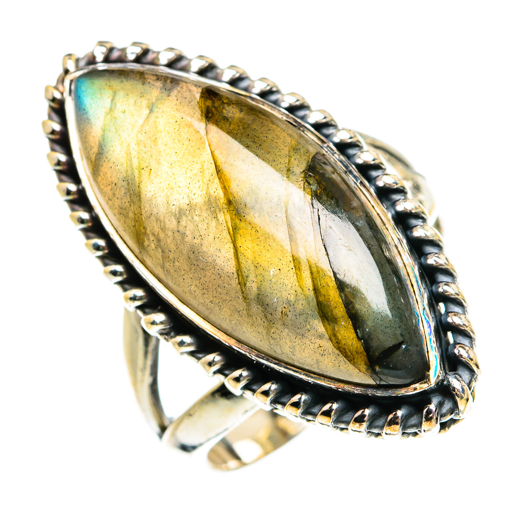 Labradorite Rings handcrafted by Ana Silver Co - RING81673