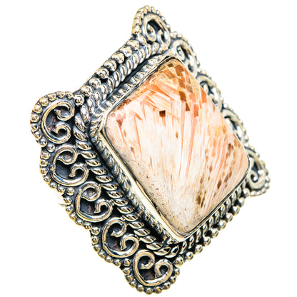 Scolecite Rings handcrafted by Ana Silver Co - RING81678