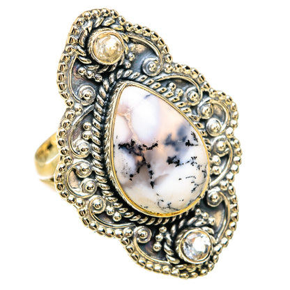 Dendritic Opal Rings handcrafted by Ana Silver Co - RING81688