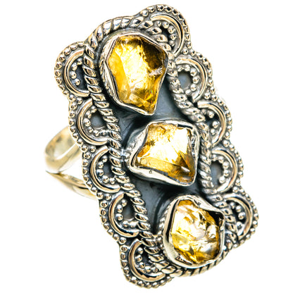 Citrine Rings handcrafted by Ana Silver Co - RING81716