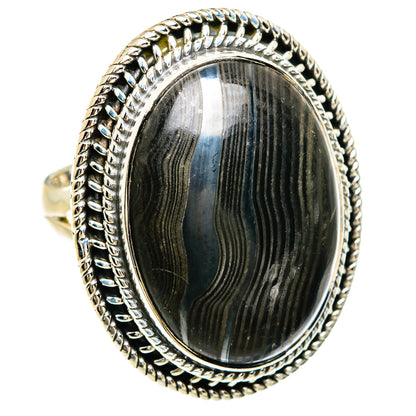 Psilomelane Rings handcrafted by Ana Silver Co - RING81724