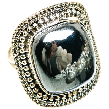 Hematite Rings handcrafted by Ana Silver Co - RING81734