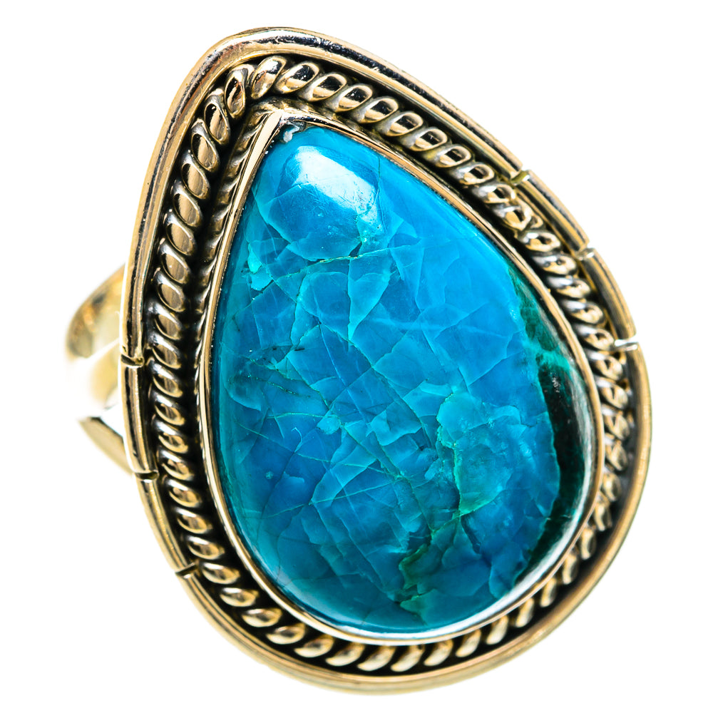 Chrysocolla Rings handcrafted by Ana Silver Co - RING81738