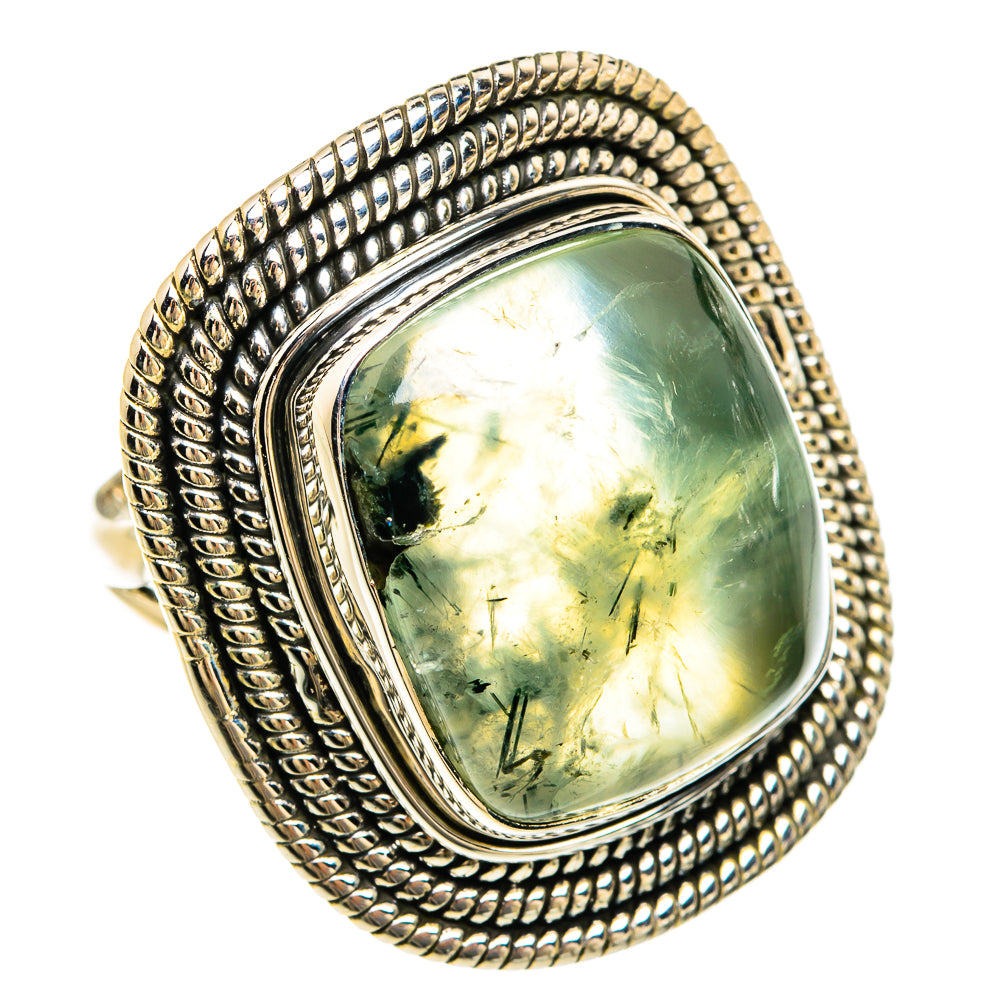 Prehnite Rings handcrafted by Ana Silver Co - RING81743