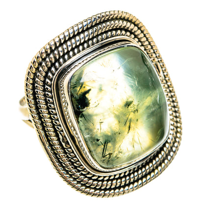 Prehnite Rings handcrafted by Ana Silver Co - RING81743