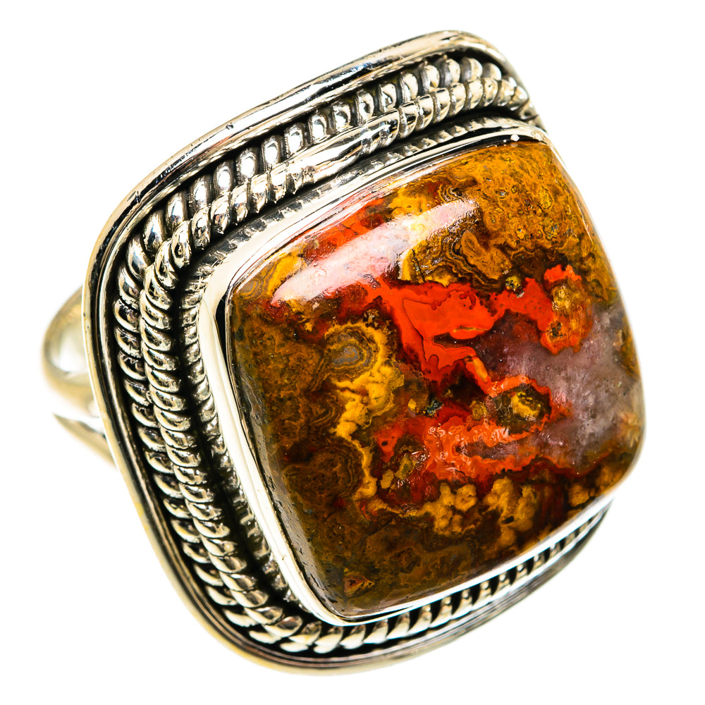 Moroccan Agate Rings handcrafted by Ana Silver Co - RING81745