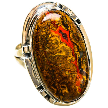 Moroccan Agate Rings handcrafted by Ana Silver Co - RING81749