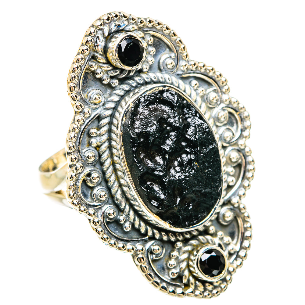 Tektite Rings handcrafted by Ana Silver Co - RING81755