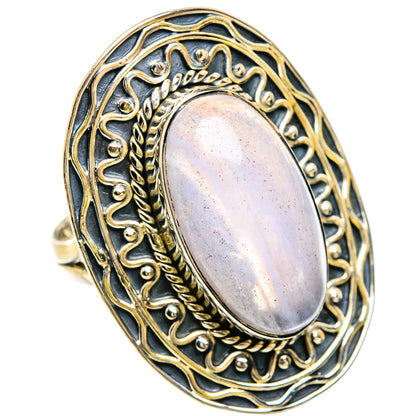 Blue Lace Agate Rings handcrafted by Ana Silver Co - RING81757