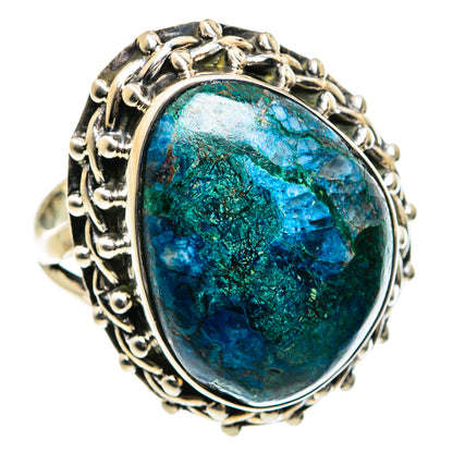 Chrysocolla Rings handcrafted by Ana Silver Co - RING81768