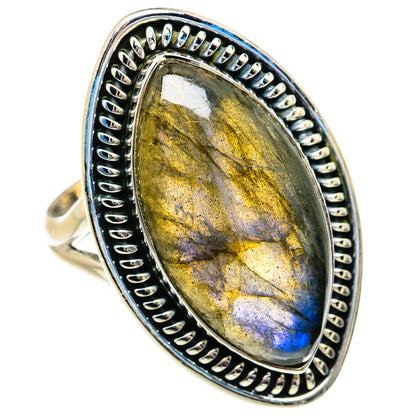 Labradorite Rings handcrafted by Ana Silver Co - RING81769