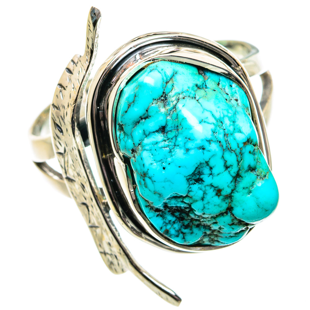 Tibetan Turquoise Rings handcrafted by Ana Silver Co - RING81770