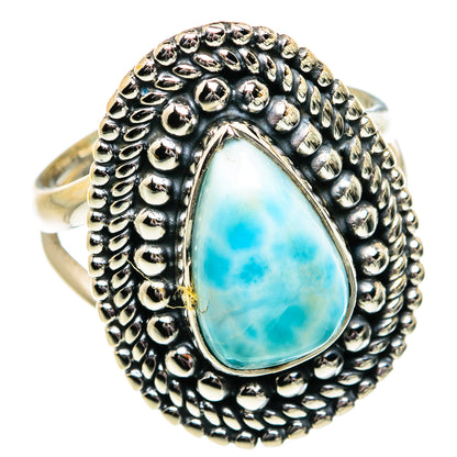 Larimar Rings handcrafted by Ana Silver Co - RING81775 - Photo 2