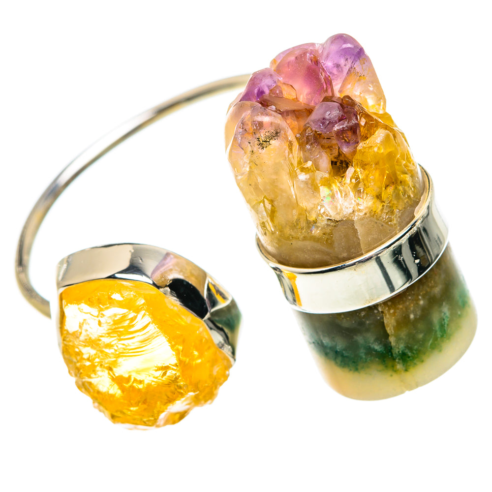 Amethyst Stalactite Rings handcrafted by Ana Silver Co - RING81799