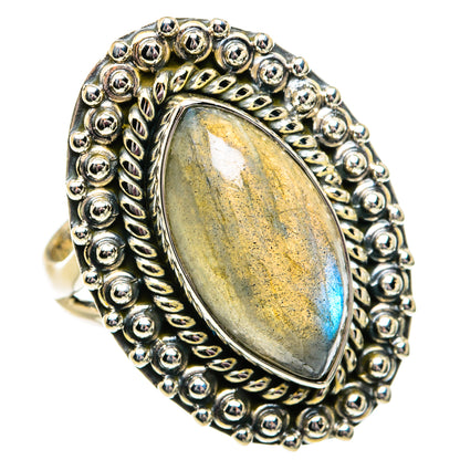 Labradorite Rings handcrafted by Ana Silver Co - RING81809