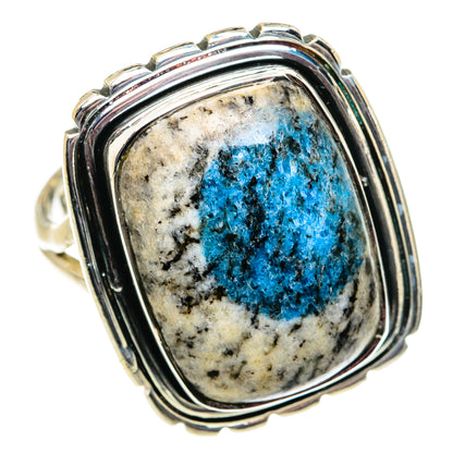 K2 Blue Azurite Rings handcrafted by Ana Silver Co - RING81811 - Photo 2