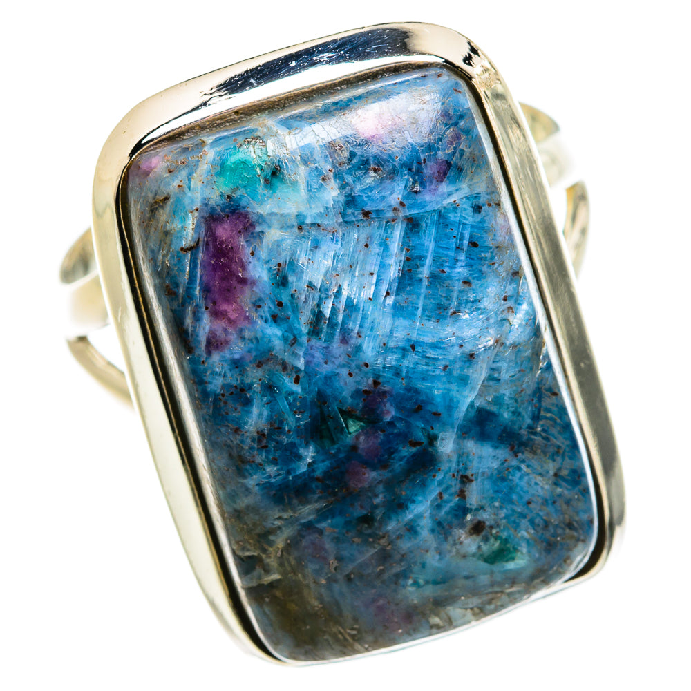 Ruby Fuchsite Rings handcrafted by Ana Silver Co - RING81812