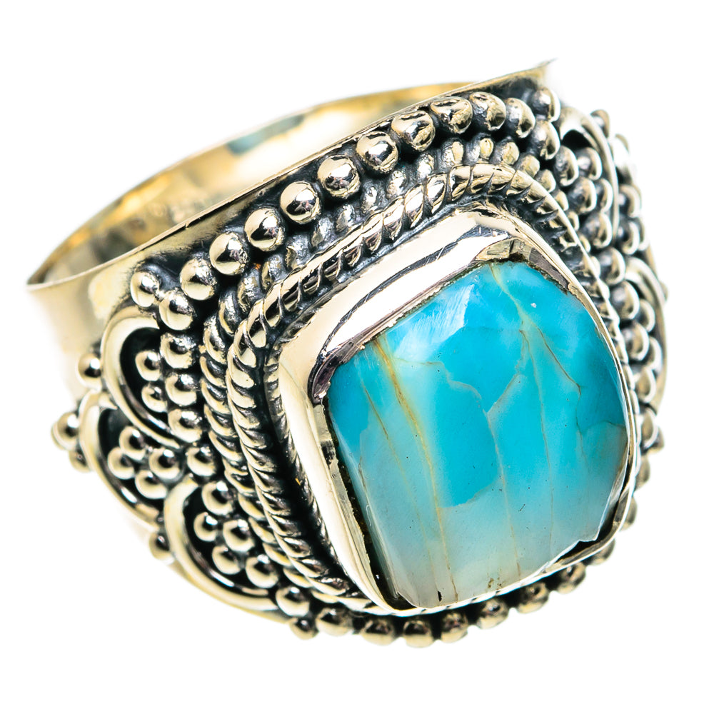 Larimar Rings handcrafted by Ana Silver Co - RING81814 - Photo 2