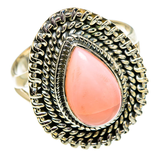 Pink Opal Rings handcrafted by Ana Silver Co - RING81826