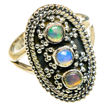 Ethiopian Opal Rings handcrafted by Ana Silver Co - RING81838