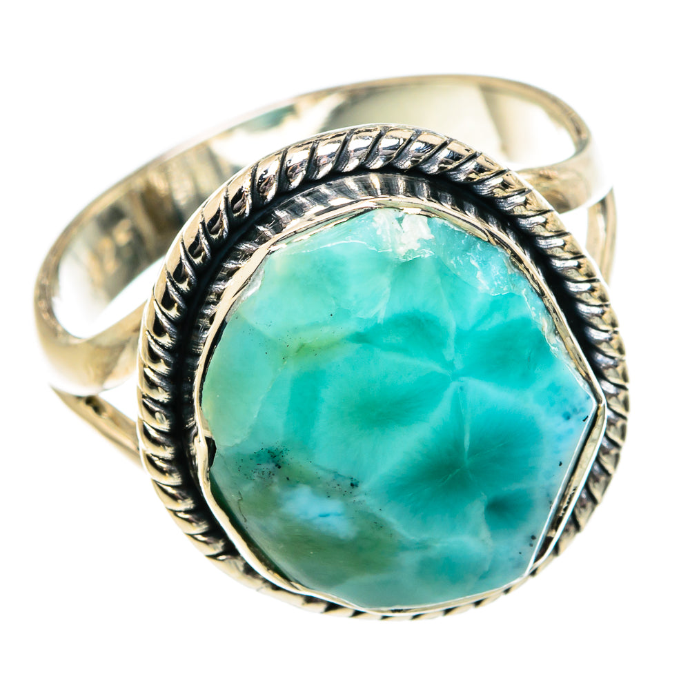 Larimar Rings handcrafted by Ana Silver Co - RING81844